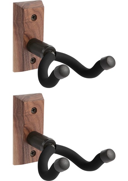 2pcs Gitar Duvarı Montajı, Gitar Askıları Akustik ve Elektro Gitar Bas Banjo Siyah Için Braket Tutucular (Yurt Dışından)