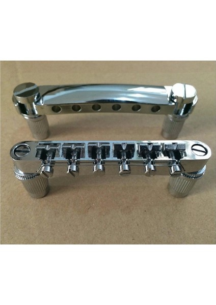 Elektro Gitar Köprüsü, Standart 6 Dize Boyut Lp Gitar Köprüsü Tam Set Köprü Tail Stud Zinc Alaşım Gitar Aksesuarları (Yurt Dışından) indirimleri