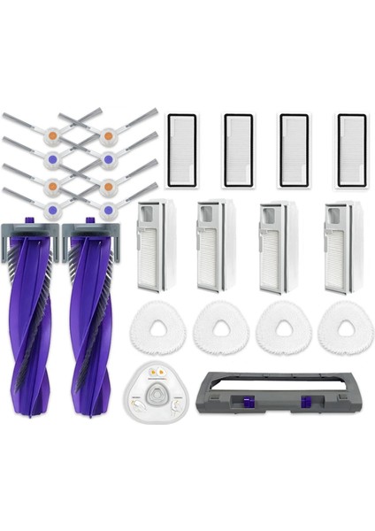 Narwal Freo x Ultra / Narwal J4 / J4 Lite Robot Vakum Süpürge Parçaları Ana Yan Fırça Hepa Filtre Mop Pad Aksesuarları (Yurt Dışından)