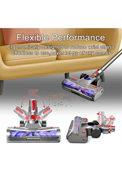 Dyson V7 V8 V10 V11 V15 V15 Vakum Süpürgeleri Kışlık Önleyici Kıl Silindir Fırçası Temizleyici Kafası Yedek Parçalar (Yurt Dışından) modelleri