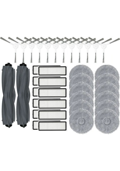 Dreame Bot L10 Prime / L10S Pro Robot Vakum Temizleyici Ana Yan Fırça Hepa Filtre Mop Bezi Yedek Parçalar (Yurt Dışından)