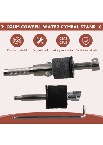 Drum Cowbell Su Zil Standı Kelepçesi Tutucu Aksesuarları Kol Bomu Perküsyon Aksesuarı Zil Istifleyicisi (Yurt Dışından) fırsatları
