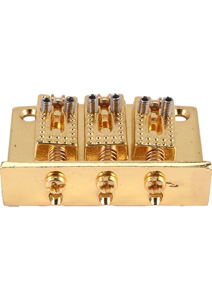 3 String Guitar Ball String Köprü Çekme Ip Strip Sert Tail Gitar Köprüsü Tail 3 String Gitar Yedek Altın (Yurt Dışından) indirimleri