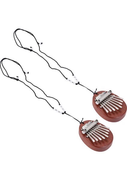 2pcs Kalimba Başparmak Piyano 8 Anahtar Mini Başparmak Piyano Parmak Piyano Mini Kalimba Başparmak Piyano Çocuk Yetişkin Enstrüman Aksesuar (Yurt Dışından) fiyatları