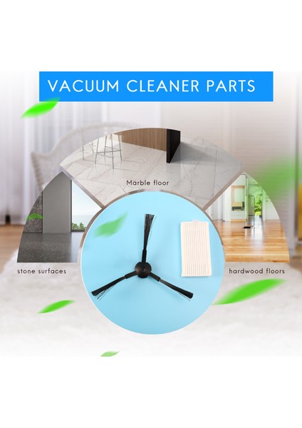 10PCS Yan Fırça+4pcs Arıete Brıcıola Için Hepa Filtresi 2711 2712 2713 2717 Robot Hofer Temizlik Parçaları Aksesuarları (Yurt Dışından) fırsatları