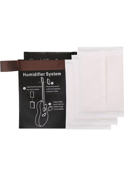 Gitar Otomatik Nemlendirici Set Akustik Gitar Iki Yönlü Nem Ayar Paketi Klasik Halk Gitar Nemlendirici (Yurt Dışından)