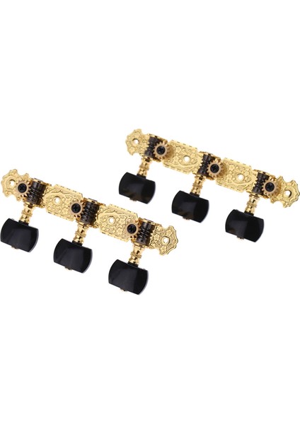 AOS-020B3P 1 Çift Altın Kaplamalı 3 Makine Üst Klasik Gitar Dizesi Ayarlama Anahtarları Pegs (Yurt Dışından)