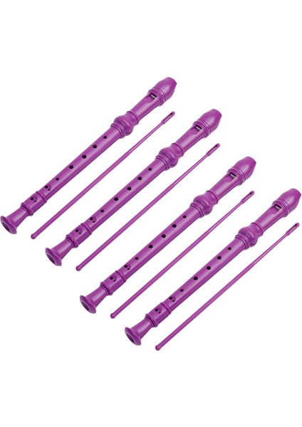 Mor Asscole Recorder 8 Delikli Tiz 8 Delikli Çocukların Yeni Başlayanlar Için Giriş Seviyesi Flüt Enstrümanı (Yurt Dışından)
