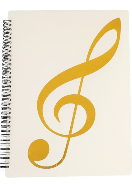 Notalar Klasörü, 60 Sayfa Kapasite, Notalar/tutucu, Mektup Boyutuna Uyuyor A4, Wribable &amp; Sepetilebilir (Beyaz) (Yurt Dışından)