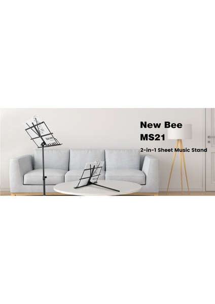 Metal Nota Standı Taşınabilir, Tripod Taban ve Notalar Klasörü ile Ayarlanabilir Podyum Standı - Siyah (Yurt Dışından) indirimleri