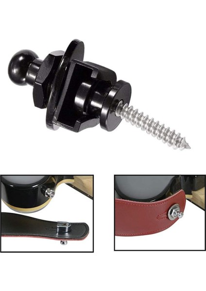 30PCS Gitar Kayış Kilit Düğmeleri Hızlı Serbest Bırakma Gitar Kayışı Düğmeleri (Yurt Dışından) indirimleri