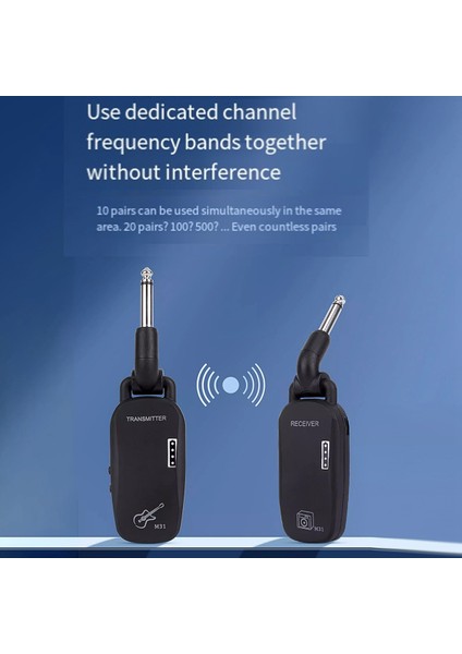 M31 Gitar Kablosuz Sistem Ses Verici Alıcı Pikap USB Electik Gitar Bası (Yurt Dışından) fiyatları