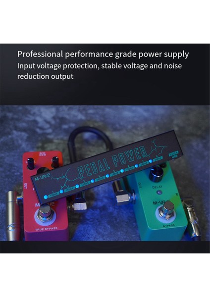 M-Vave Gitar Etkisi Pedal Güç Kaynağı 8 Izole Dc Çıkışları/ 9V ​​koruma Gitar Aksesuarları Için 5V USB Çıkışı (Yurt Dışından) fiyatları