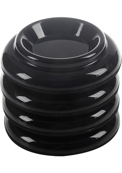 Piyano Tekerleği Bardakları 4pcs Palstik Dik Piyano Bacak Bardak Ayak Pedleri Ayak Piyano Aksesuarları (Siyah) (Yurt Dışından)