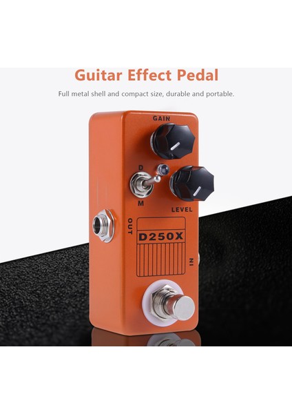 Mosky D250X Mini Overdrive Preamp Gitar Etki Pedalı Gerçek Baypas Anahtarı (Yurt Dışından) fiyatları