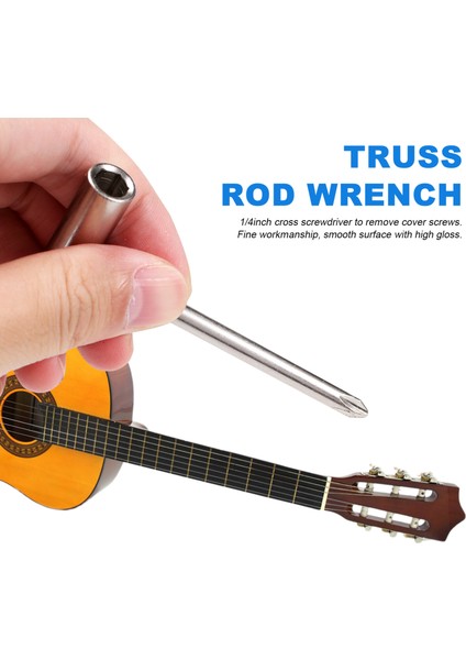 1 Adet Taylor Gitar Kafes Çubuk Anahtarı Aracı 6.35MM Çelik 1/4 Inç Çapraz Tornavida Gitar Aksesuarları ve Parçaları (Yurt Dışından) fırsatları