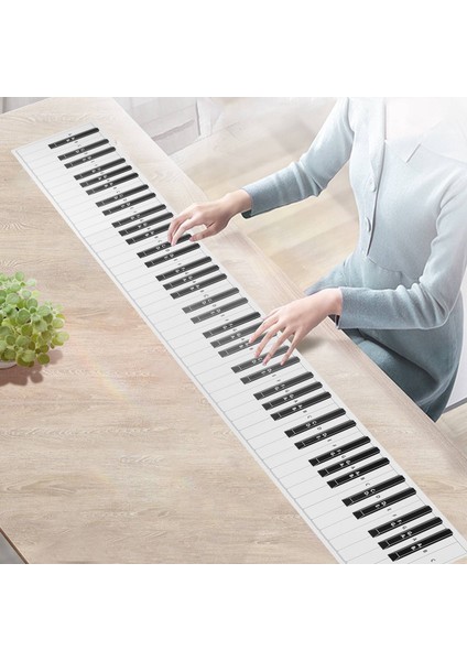 88 Anahtar Uygulama Klavye Piyano ve Piyano Anahtarlarının Arkasında Not Grafiği, Yeni Başlayan Öğrenci Için Kılavuz Öğretim Yardımı Not Grafiği (Yurt Dışından) fiyatları