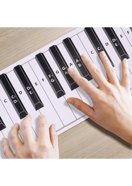 88 Anahtar Uygulama Klavye Piyano ve Piyano Anahtarlarının Arkasında Not Grafiği, Yeni Başlayan Öğrenci Için Kılavuz Öğretim Yardımı Not Grafiği (Yurt Dışından) modelleri