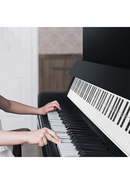 88 Anahtar Uygulama Klavye Piyano ve Piyano Anahtarlarının Arkasında Not Grafiği, Yeni Başlayan Öğrenci Için Kılavuz Öğretim Yardımı Not Grafiği (Yurt Dışından) fırsatları