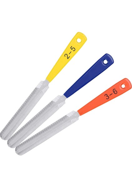 3pcs Gitar Somun Dosyası Set Tırnak Çekme Aracı Paslanmaz Çelik Gitar Fret Dosyası (Yurt Dışından) fırsatları