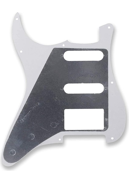 Pickguard Scratch Tabağı Gitar Arka Plaka Seti Elektro Gitar Parçası (3ply Beyaz) (Yurt Dışından) modelleri