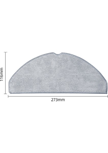 Xiaomi Mijia C103/E10/B112 Süpürücü Temizleyicisi Için Ana Yan Fırça Filtresi Mop Rags Aksesuarları (Yurt Dışından)