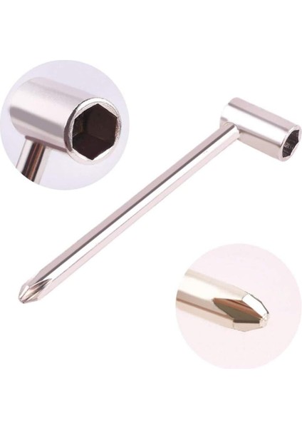6.35MM Gitar Kafes Çubuk Anahtarı Dayanıklı Kafes Çubuk Boyun Ayarı Hex Tenner Metal Hex Anahtarı (Yurt Dışından) indirimleri