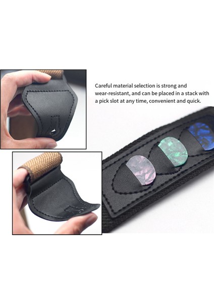 P&amp;p Gitar Kayışı Yumuşak Ayarlanabilir Akustik Gitar Kayışı Ukulele Bas Müzik Enstrüman Aksesuarları Siyah (Yurt Dışından) fiyatları