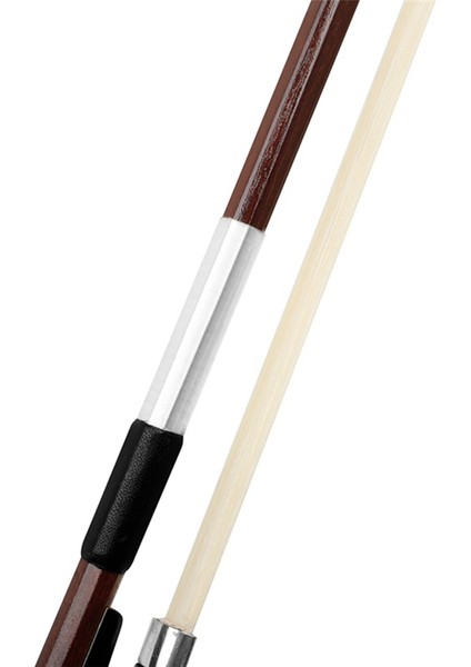Qa-18 Keman Yay 4/4 Brezilya Mahogany Saf Horsetail Beyaz Kabuk Gümüş Koyun Dinini El Dinlenme Yay (Yurt Dışından)