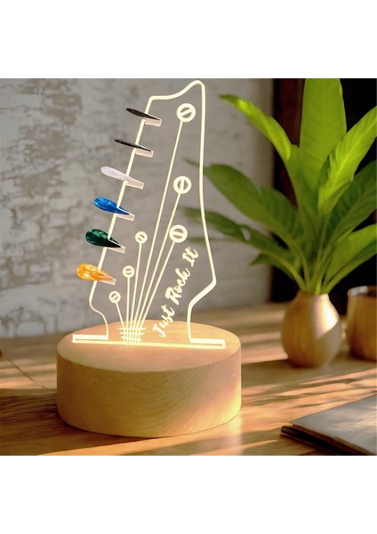 Akustik Elektrik Bas Ukulele Keman Oval Tabanı Için Gitar Seçme Ekranı, Aydınlık Seçim Depolama Rafı (Yurt Dışından) fiyatları