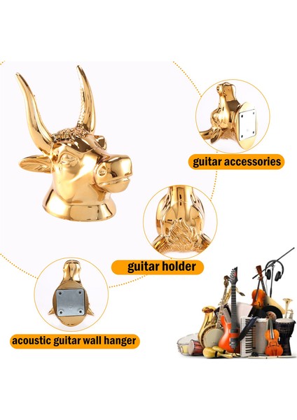 Gitar Tutucu Duvar Askı Bull Sanat Gitar Ukulele Hook Gitar Askı Duvar Kanca Tutucu Bas Gitar Ukulele (Yurt Dışından) fiyatları