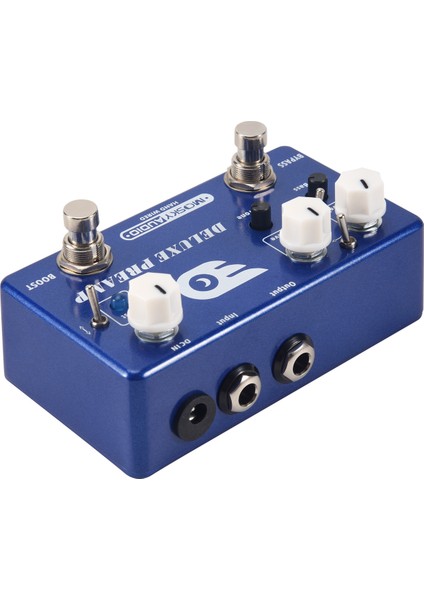 Mosky Deluxe Preamp Gitar Efekt Pedal 2&#39;de 1 Boost Klasik Overdrive Effects Metal Kabuğu Gerçek Baypas Gitar Aksesuarları (Yurt Dışından)