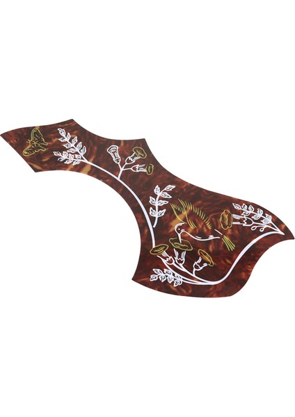 Akustik Gitar Çizik Tabak Baskılı Evrensel Halk Gitar Pickguard Anti-Çizik Plaka Koyu Kırmızı (Yurt Dışından) fırsatları