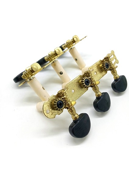 2pcs Klasik Gitar Ayarlanması Pegs Tuş Makine Başlıkları 3L3R Profesyonel Gitar Aksesuarları Gitar Parçaları, Siyah (Yurt Dışından) fırsatları