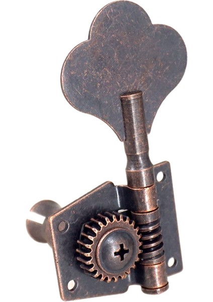 Gitar Vintage Açık Bas Gitar Ayarlama Anahtar Pegs Makine Başlıkları Tuner 4r 4 Dizeler Için Bas Kırmızı Bronz (Yurt Dışından) fırsatları