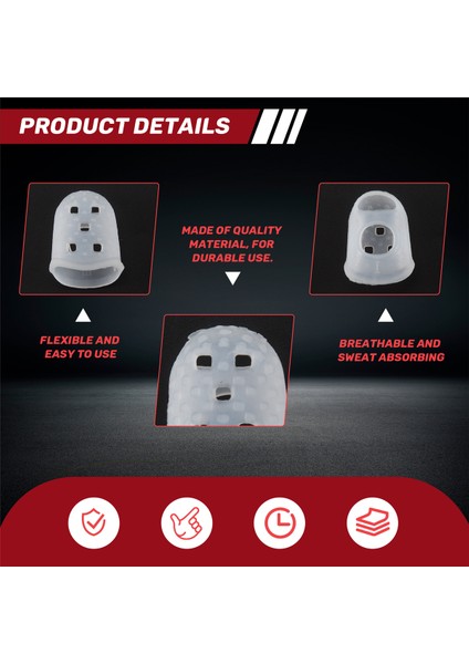 Gitar Ukulele Telli Enstrümanlar Için 40 Adet Parmak Ucu Koruyucular, 5 Boyutta Ukulele Parmak Kapakları (Yurt Dışından) indirimleri