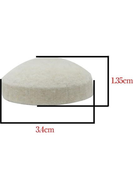 Drum Çekiç Pad Beyaz Kıta Yarı Dairesel Çekiç Ped Davul Aksesuarları (Yurt Dışından) modelleri