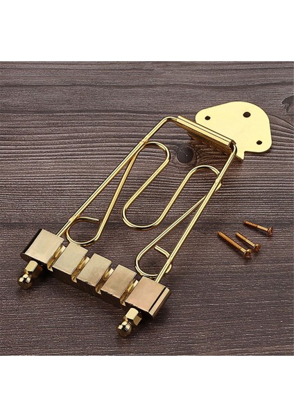 4 Dize Trapez Kuyruk Parçası Gitar Köprüsü Jazz Archtop ile Uyumlu Vidalı Elektro Gitar (Yurt Dışından) fiyatları