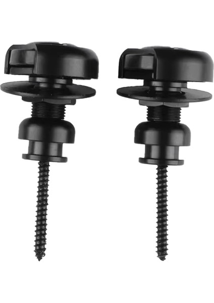 2 Adet Gitar Kayış Kilitleri Düğmesi Kilitler Güvenlik Tutucu Anti-Düzenli Metal Kayış Düğmeleri Elektro Gitar Bass Için Tutucu, A (Yurt Dışından)