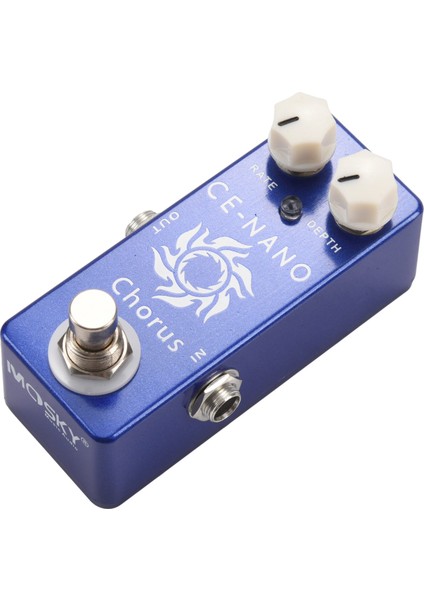 Mosky Ce-Nano Elektro Gitar Korosu Etkisi Pedalı Tam Metal Kabuk Gerçek Baypas (Yurt Dışından)
