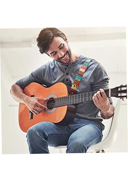 Ulusal Stil Gitar Kayışı Akustik Gitar Elektro Gitar Evrensel Kayış Retro Aksesuarları Nakış Aksesuarları (Yurt Dışından) indirimleri