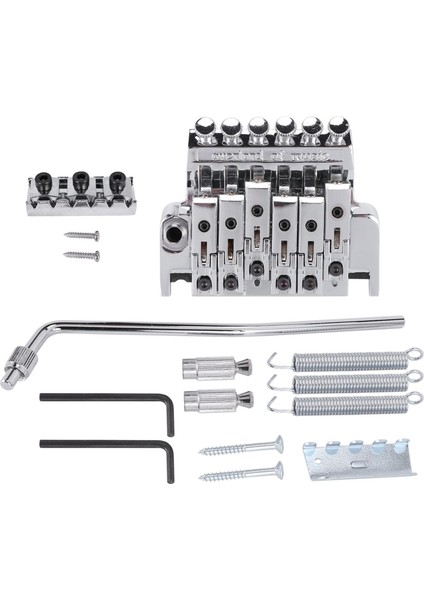 Bir Dizi Tremolo Köprü Çift Kilitleme Sistemi Çekti Elektro Gitar Ipi Köprü Gitar Aksesuarları Köprü Parçaları (Yurt Dışından)