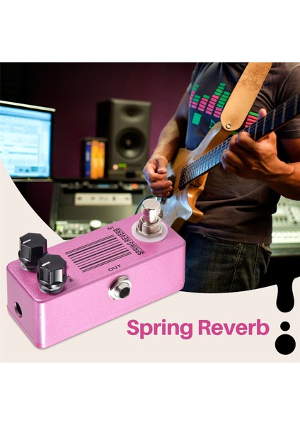 Mosky Mp-51 Bahar Yankı Mini Tek Gitar Efekt Pedalı Gerçek Baypas Gitar Parçaları ve Aksesuarları (Yurt Dışından) indirimleri