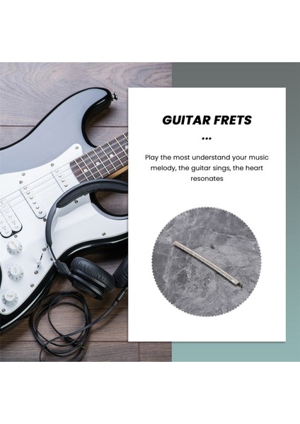2.2mm Akustik Elektro Gitar 24 Frets Fret Tel Fret Tel Seti, Gümüş (Yurt Dışından) modelleri