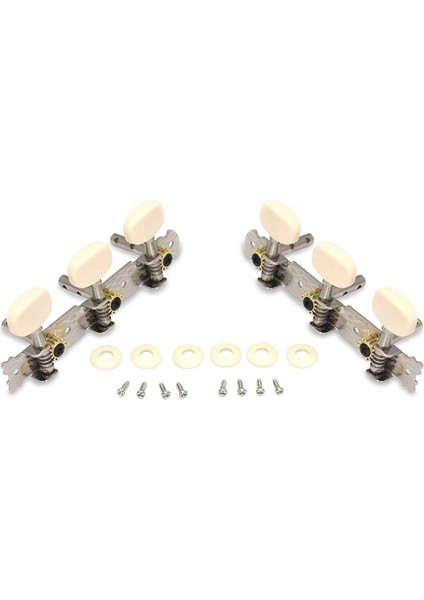 Vintage Gitar Ayarlanması Pegs Altın Kaplama Makine Başlıkları Ayar Tuşları Tuner Klasik Gitar 3l 3r Için Tek Delik (Yurt Dışından) fırsatları