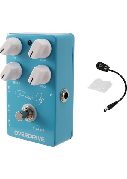 Caline Pure Sky Od Gitar Etki Pedalı Son Derece Saf ve Temiz Overdrive Gitar Pedalı Aksesuarları Cp-12 (Yurt Dışından)