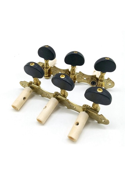 Sol Sağ Klasik Gitar Ipi Ayarlama Mandalları Makine Kafaları Tuner Tuşları 3L3R Profesyonel Gitar Aksesuarları, Siyah (Yurt Dışından) fiyatları