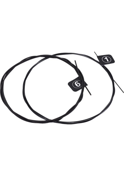 Orphee 6pcs/set NX35 -C Tam Set Siyah Naylon Klasik Gitar Telleri Sert Gerilim 0.028 - 0.045 Inç (Yurt Dışından) indirimleri