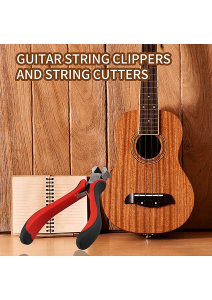 Gitar String Cutter Fret Fretboard Nipper Köprü Pin Pensier Cut Luthier Aracı S5 (Yurt Dışından) fırsatları