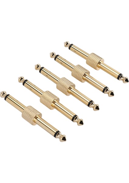 5pcs 1/4 Inç 6.35 mm Gitar Efektleri Pedal Konnektörü Kepçesi Arayüzü Kablo Adaptörü Elektrik Pedal Kartı Aksesuarları (Yurt Dışından) fiyatları